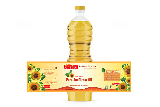 45797 - Refined Sunflower oil (1L) Europe