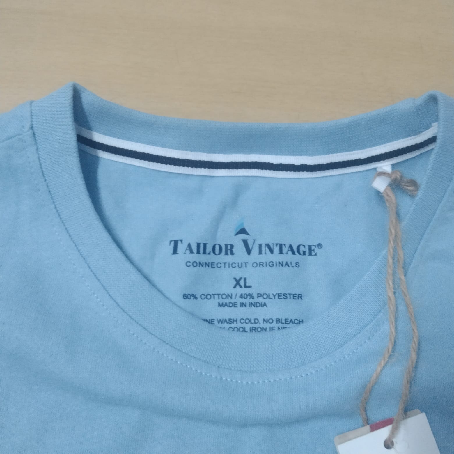 46694 - TAILOR VINTAGE Branded Mens Round Neck T shirts stock Shipment canceled stock India