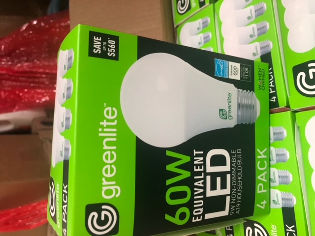 47217 - New Greenlite LED A19 Bulbs USA