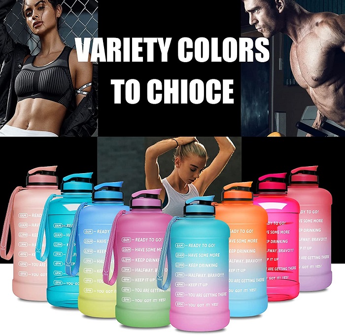 47778 - Colorful Motivational Hydration Bottles USA