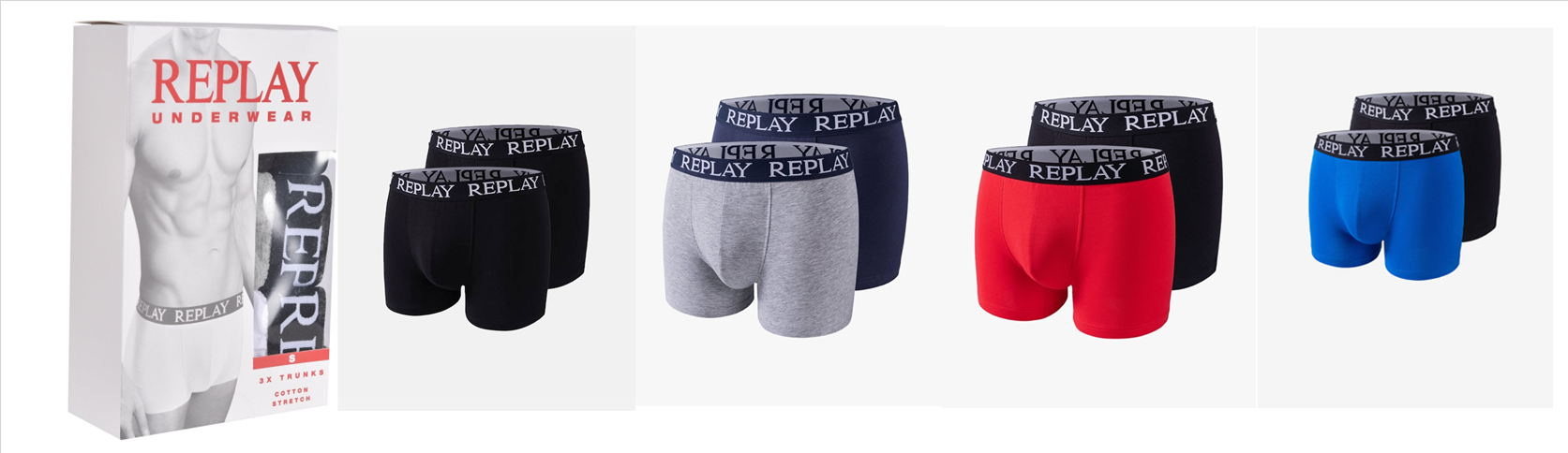 47840 - REPLAY Men's underwear Clearance Europe