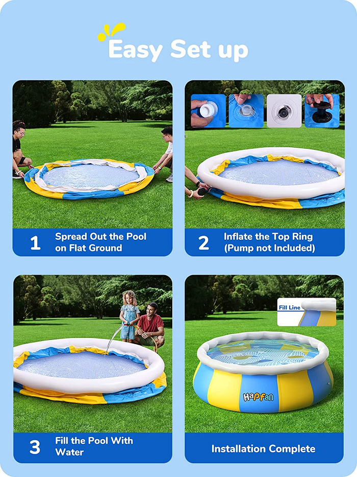 49716 - Hapfan Inflatable Pool USA