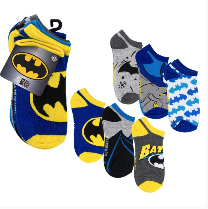 49883 - Batman Socks 6 pack USA