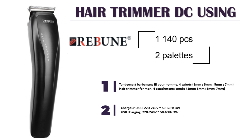 50494 - HAIR TRIMMER DC USING Europe