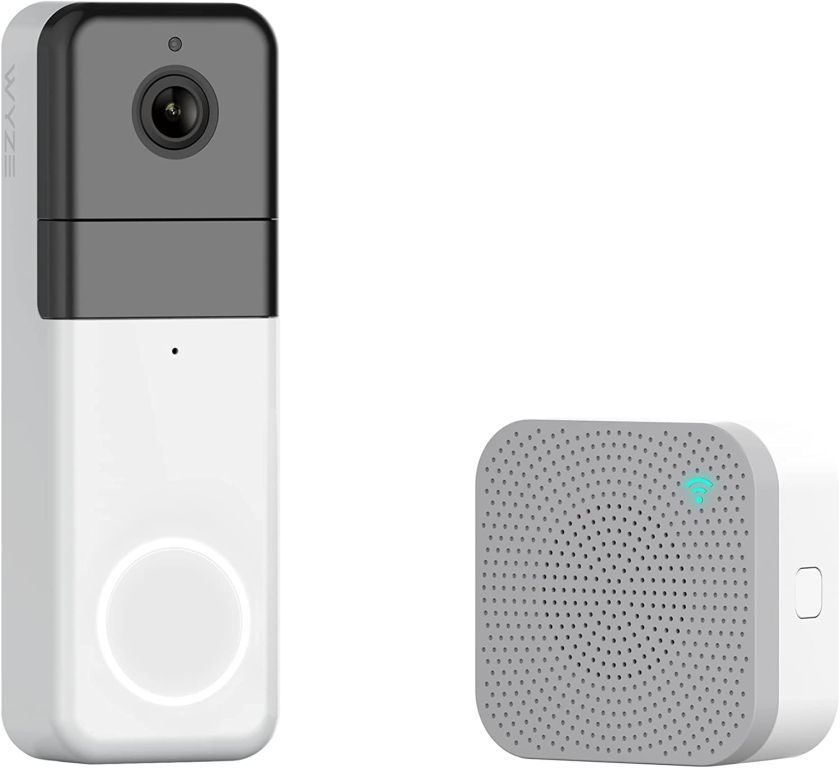 50767 - Wyze Wireless Video Doorbell Pro (Chime Included), 1440 HD Video, 1:1 Aspect Ratio: 1:1 Head-to-Toe View, 2-Way Audio, Night Vision USA