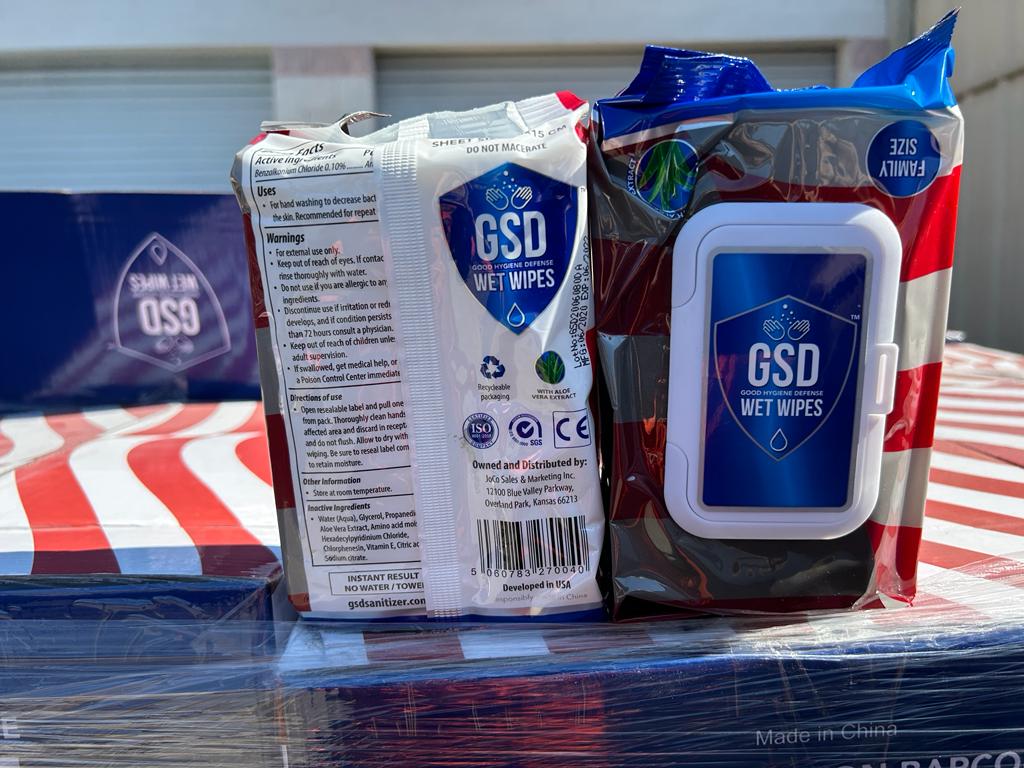 50863 - GSD Antibacterial Wipes Truckloads USA