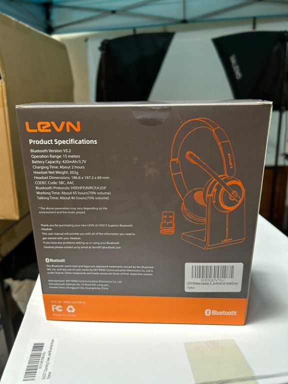 50897 - LEVN Wireless Headset USA