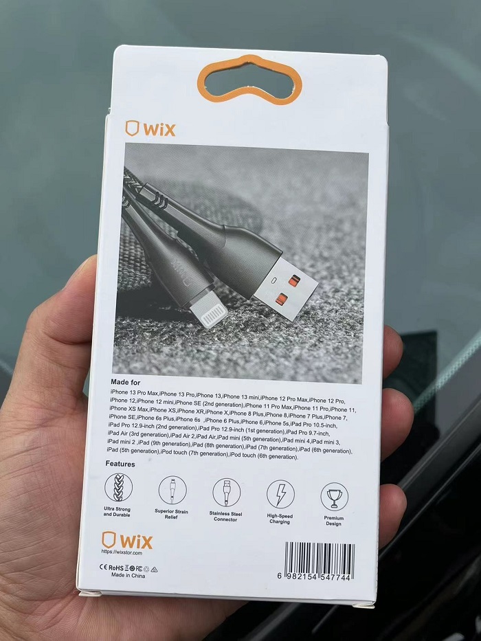 52513 - Apple smartphone fast charging cables stock China